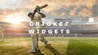 How to use Cricket Data Widgets - beginner, copy-paste, cricket lovers 💖