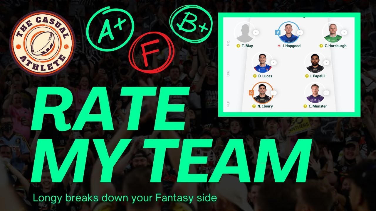 NRL Fantasy LIVE Team Advice - Round 1 2026