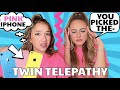 Twin telepathy target shopping challenge 