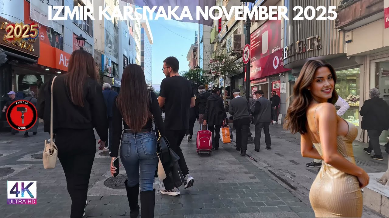 Izmir, Turkey | Karşıyaka Walking Tour | November 14, 2025 [4K HD/60 fps]