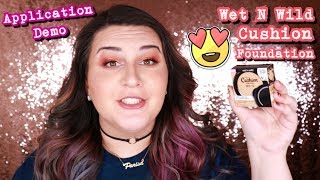 Wet N Wild Cushion Foundation Application Demo + Review!! ( Oily\/Acne-Prone\/Scars)