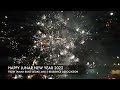 Drone flying among fireworks (CNY 2022) - Taman Bukit Segar Jaya 2