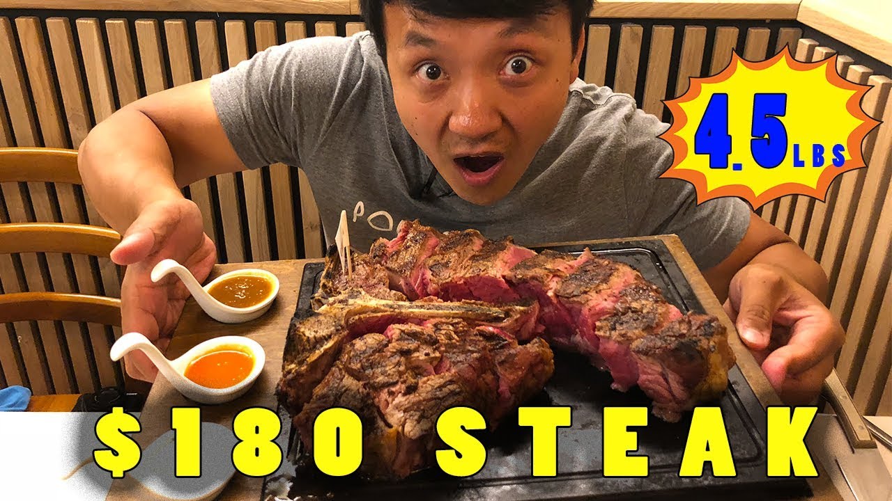 Eating ENTIRE Huge FLORENTINE STEAK in Florence Italy - YouTube