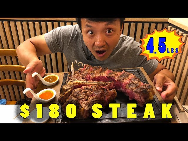 Eating ENTIRE Huge FLORENTINE STEAK in Florence Italy