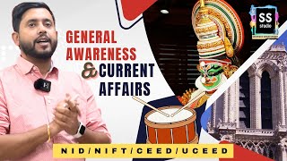 General knowledge and Current Affairs Topics for NIFT NID UCEED Entrance Exam