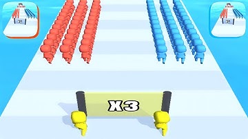 Crowd Multiplier Gameplay | Gameplay Pro Player | Best Android iOS Games 2022 | Android iOS Gaming