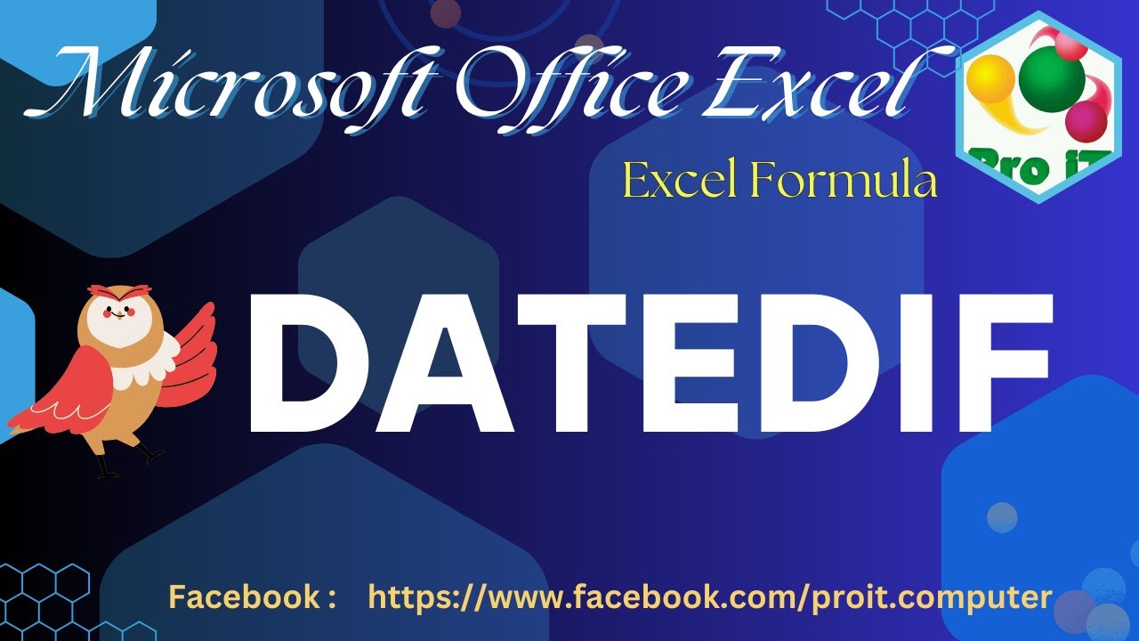 Excel မှာ DATEDIF Formula ကို အသုံးပြုနည်း | Excel Tutorial in Myanmar ...