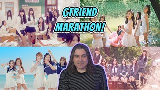 GFRIEND (여자친구) MARATHON! Reacting to "Glass Bead, Me Gustas Tu, Rough & Wave" MVs!