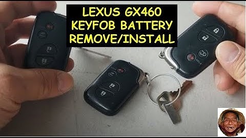 How To Change Your Lexus GX460 Key Fob Battery 2010-2020