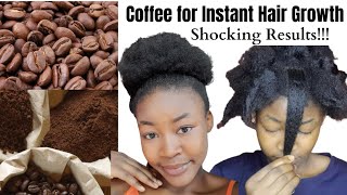 Shocking Results:Use this Coffee Tea on your for Massive Hair Growth/Stops Hair Loss and Thinning!!!