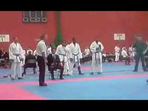 Brunel Karate @ BUSA 08 - Team Kumite - 4 - Ross M...