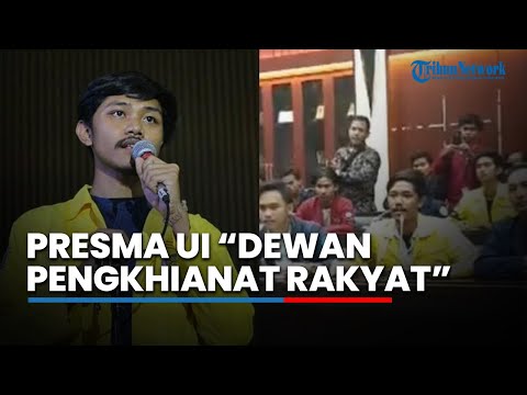 Viral Video Mahasiswa Teriak Tidak Percaya DPR di Hadapan Anggota Dewan di Gedung DPR RI