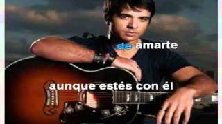 Luis Fonsi Aunque estes con el Karaoke