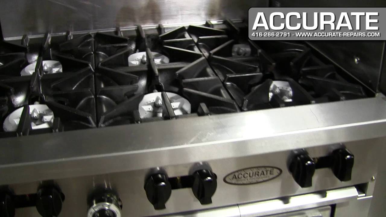 Garland Sunfire X366R 6 Burner w/ Oven Refubished YouTube