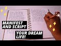 HOW TO MANIFEST JOB & RELATIONSHIP WITH SCRIPTING - MANIFESTATION JOURNAL - EXAMPLES - Adrienne Fox