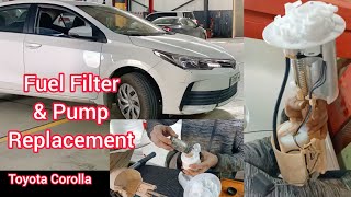 Fuel Filter Replacement Of Toyota Corolla 2008-2019