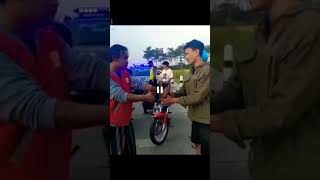 Main petasan Terciduk polisi meledak sambil dipegang #shorts
