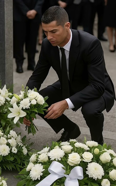 Ronaldo at jota funeral 😞 #sad #football #ronaldo #jota - YouTube