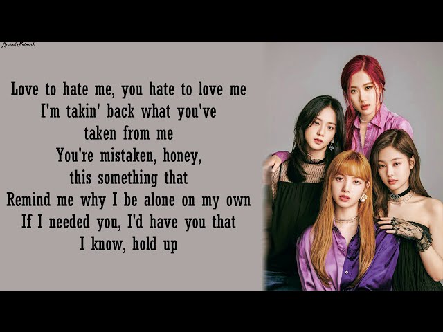 BLACKPINK - Love To Hate Me | Lyrics class=