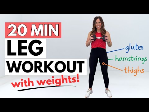 20 MIN Lower Body Dumbbell Workout - Great for Beginners 🔥 LEG BURNER 🔥