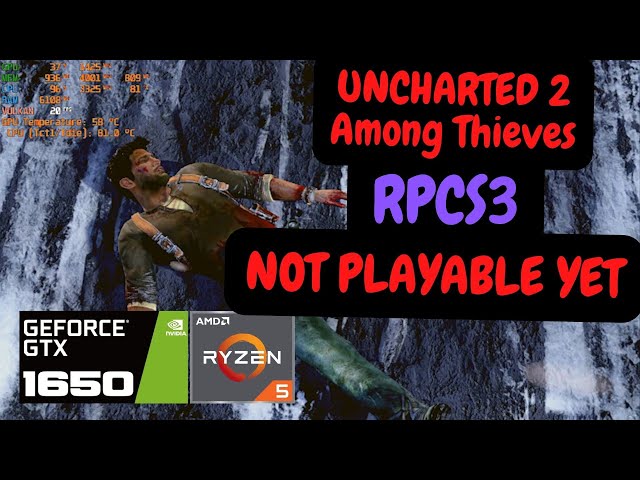 RPCS3 Uncharted 2 Among Thieves PC Gameplay, Playable