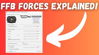 Thrustmaster Force Feedback Settings Explained | Constant, Periodic, Spring And Damper screenshot 1