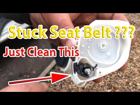 how-to-fix-repair-a-stuck-seatbelt---ford-ka-stuck-seatbelt