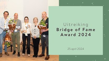 Sfeerimpressie | Bridge of Fame uitreiking op 25 april 2024