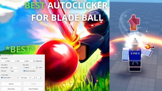 how to set up best blade ball auto clicker roblox｜TikTok Search