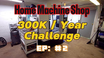 Home Machine Shop 300K Year Challenge 2025 Episode 2 (New building / Plans / Automation)