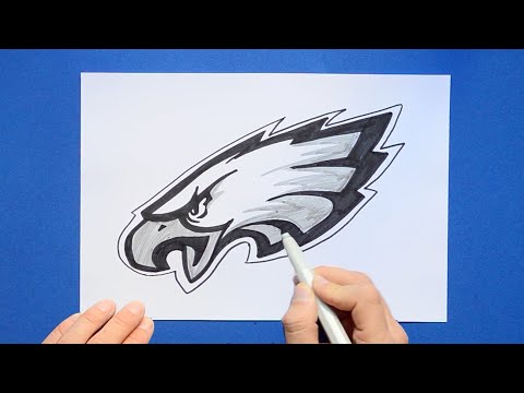 how-to-draw-the-philadelphia-eagles-logo-(nfl-team)