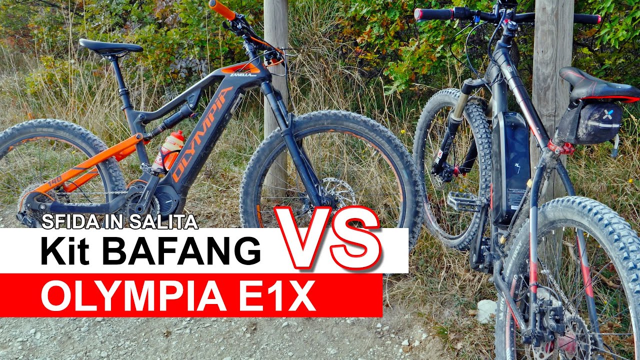 Kit Bafang Vs Olympia E1X | Sfida in salita | eBike | Ivan Zogia