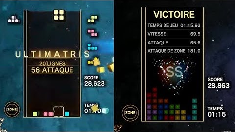 First SS in zone battle and ultimatris ! | Tetris Effect