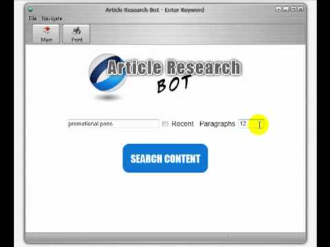 article research bot