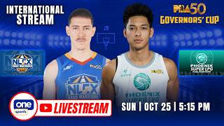 LIVE: NLEX vs PHOENIX | PBA SEASON 50 GOVERNORS’ CUP QUARTERFINALS | OCT 25, 2026