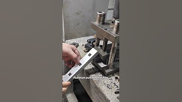 Aluminum punching machine Made in China #edms #machine #music #factory #rap #copper #welding #cnc