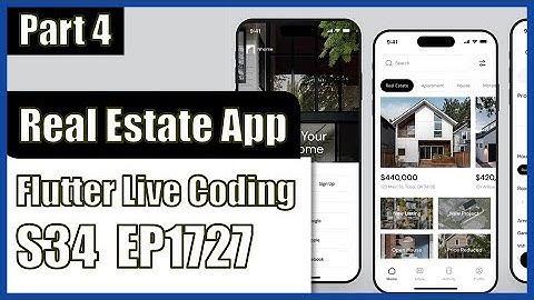 [Flutter] Flutter Live Coding EP1727 (Real Estate App Part 4)
