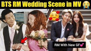 BTS RM Wedding Scene in MV 😭| BTS RM Latest Wedding Photos for Song 😘 #bts