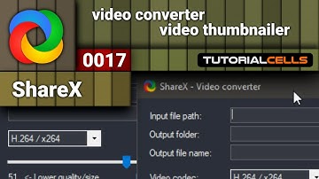0017. video converter , video thumbnailder in ShareX