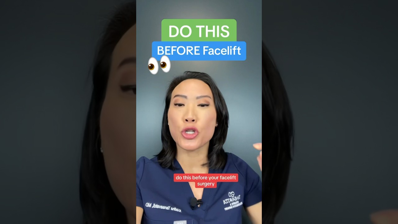 ✅DO THIS BEFORE FACELIFT SURGERY