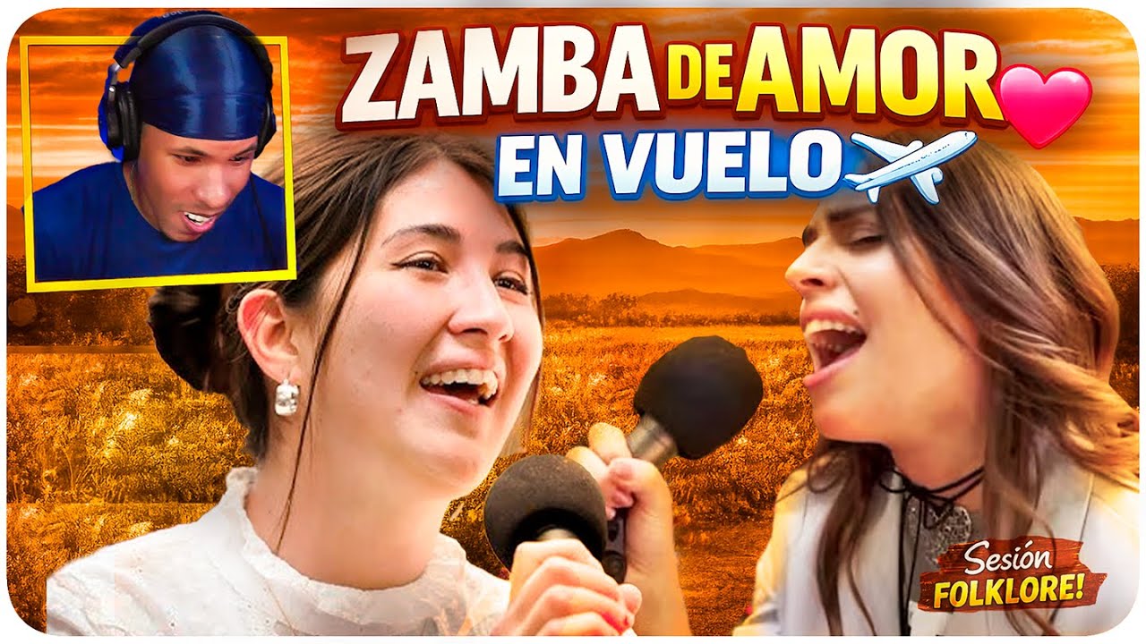 VIVE EL FOLKLORE ARGENTINO 🎶 – ZAMBA DE AMOR 💘 EN VUELO ✈️ | Sele Vera y Eugenia Quevedo