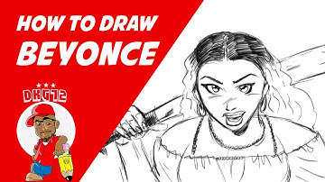 How to Draw Beyonce - Drawing with DKG72