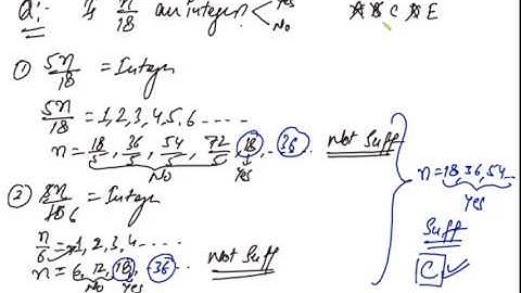 DS Q-46 Is n/18 an Integer? Number Properties
