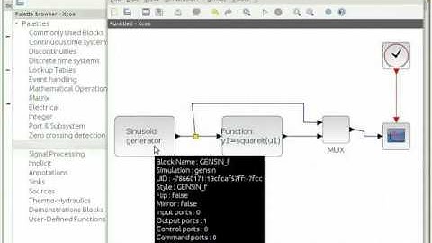 Calling User Defined Functions in XCOS - Bengali