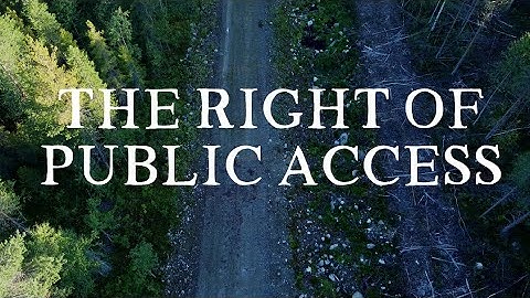 The Right of Public Access