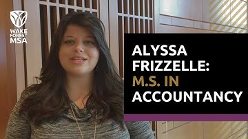 Alyssa Frizzelle: M.S. in Accountancy - Wake Forest University School of Business