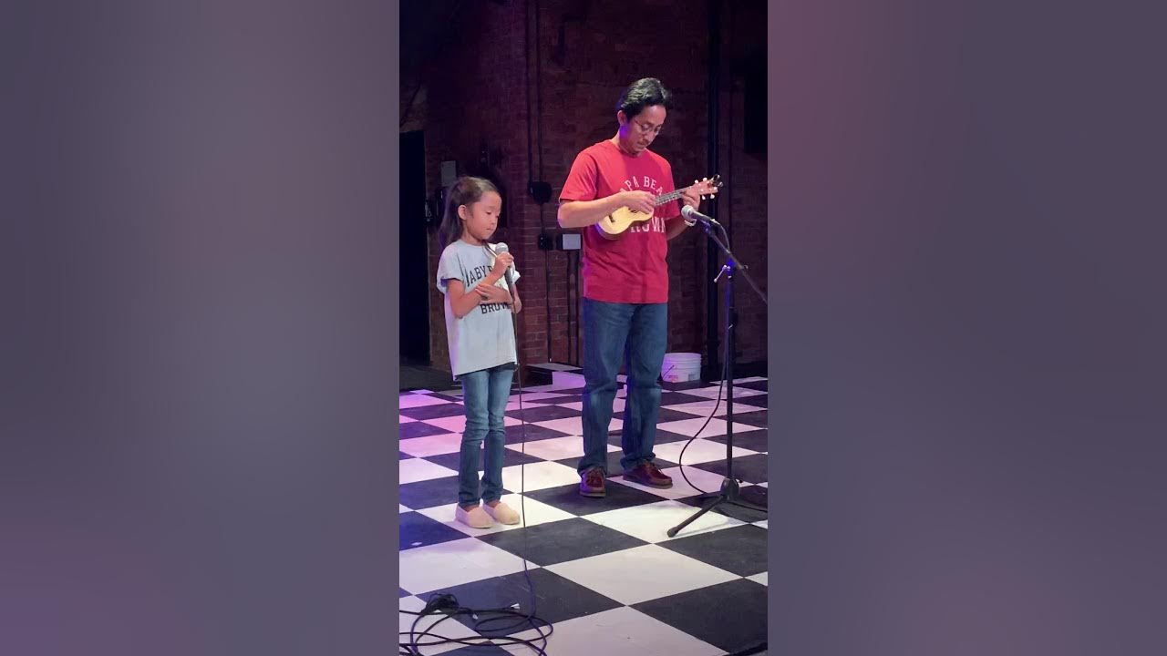 I’m Yours by Jason Mraz, Ukulele Cover Song, Father Daughter, Open Mic