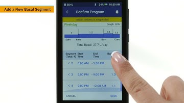 Omnipod DASH® - How to Edit an Active Basal Program