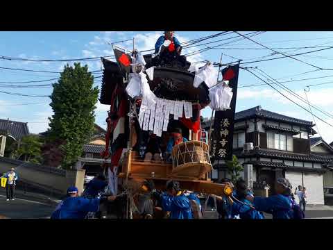 平成30年(2018年)金富神社神幸祭　山ン車がぶり　福岡県築上町椎田
