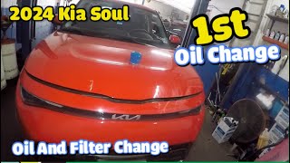 2024 Kia soul oil and filter change FULL  (DIY)